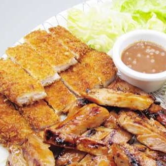 Chicken Katsu & Chicken Teriyaki Combo.
