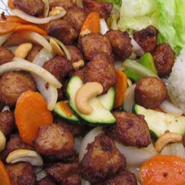 Cashew Chicken.